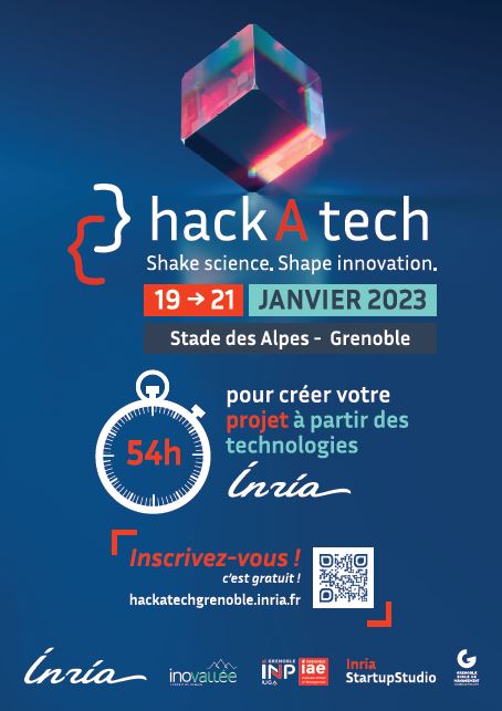 Affiche de l'HackAtech de l'INRIA